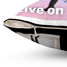 Load image into Gallery viewer, Come Talk To Me Live On Twitter's Polyester Square Pillow