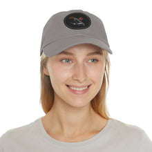 Load image into Gallery viewer, Mic Drop Present Dad Hat with Leather Patch (Round)