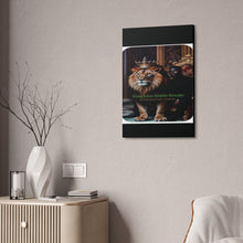 Load image into Gallery viewer, King Lion Battle Royale Canvas Stretched, 1.5''
