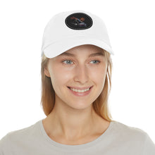 Load image into Gallery viewer, Mic Drop Present Dad Hat with Leather Patch (Round)