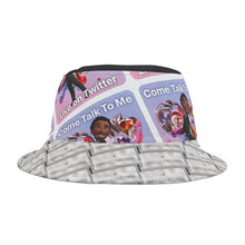 Load image into Gallery viewer, Come Talk To Me Live on Twitter Bucket Hat (AOP)