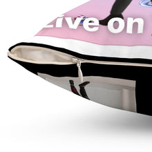 Load image into Gallery viewer, Come Talk To Me Live On Twitter&#39;s Polyester Square Pillow